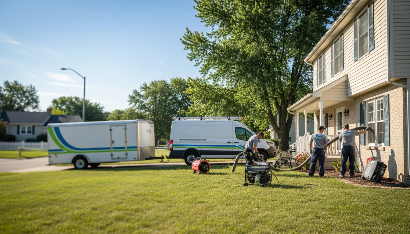 Flooded Basement Restoration And Cleanup With Repair in Prescott, AR near me